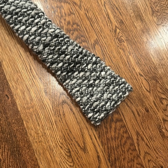 IRO Woman’s Black & White Cropped Tweed Cowl Neck Jacket Size 38 /Size 6 - Picture 5 of 8